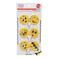 GANCHOS PARA PARED EMOJI PQT 6 UNDS RESISTE 3KG- POR MAYOR - Miniatura 4