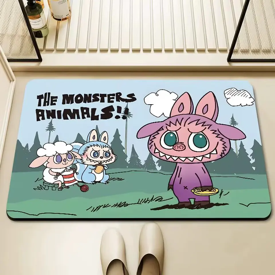 ALFOMBRA LIMPIA PIE LABUBU 40x60CM- POR MAYOR 6
