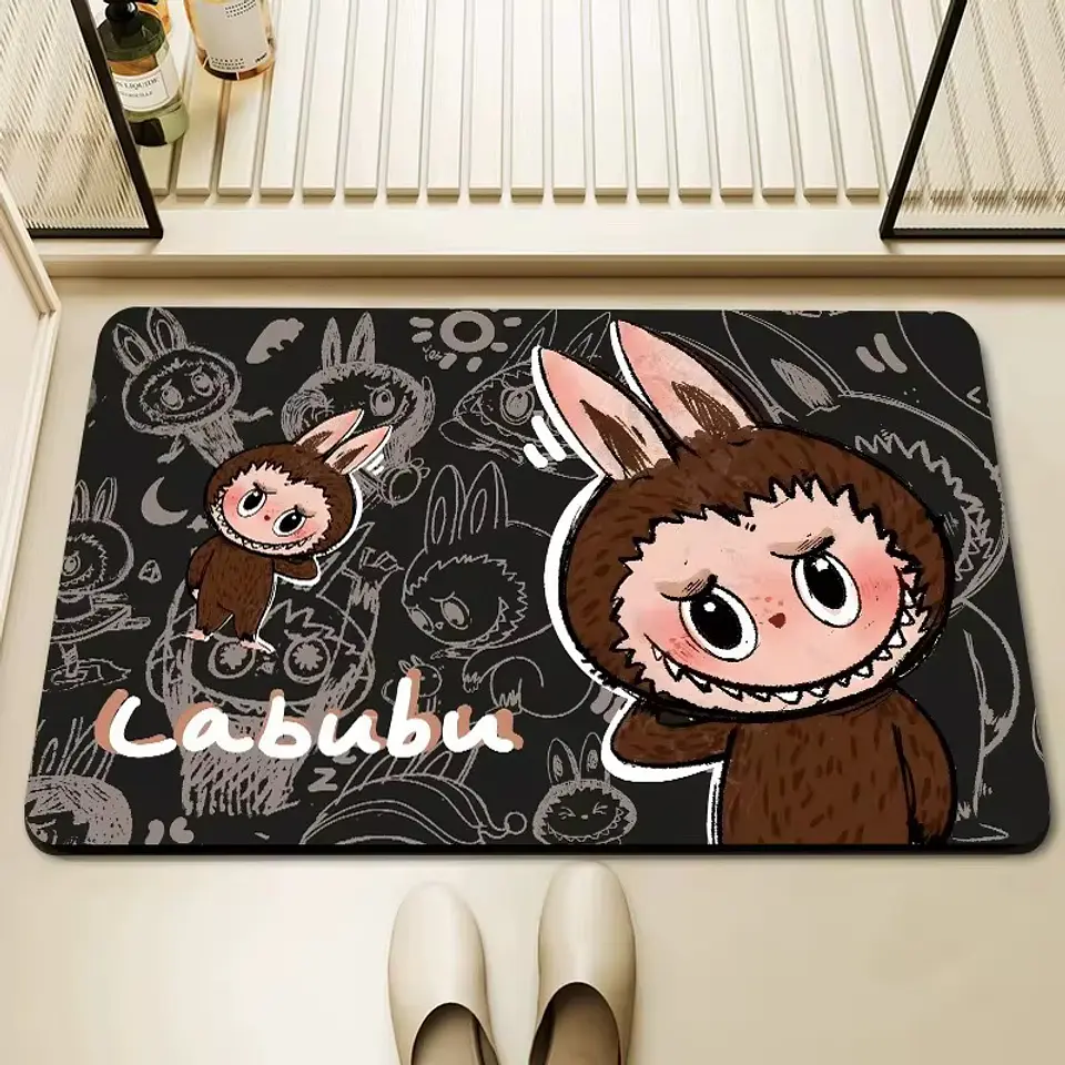 ALFOMBRA LIMPIA PIE LABUBU 40x60CM- POR MAYOR 8