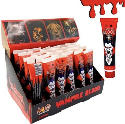 SANGRE FALSA ARTIFICIAL MAQUILLAJE ROSTRO- POR MAYOR