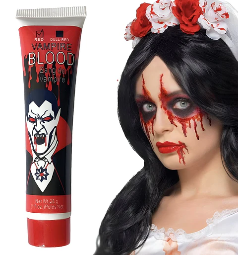 SANGRE FALSA ARTIFICIAL MAQUILLAJE ROSTRO- POR MAYOR
