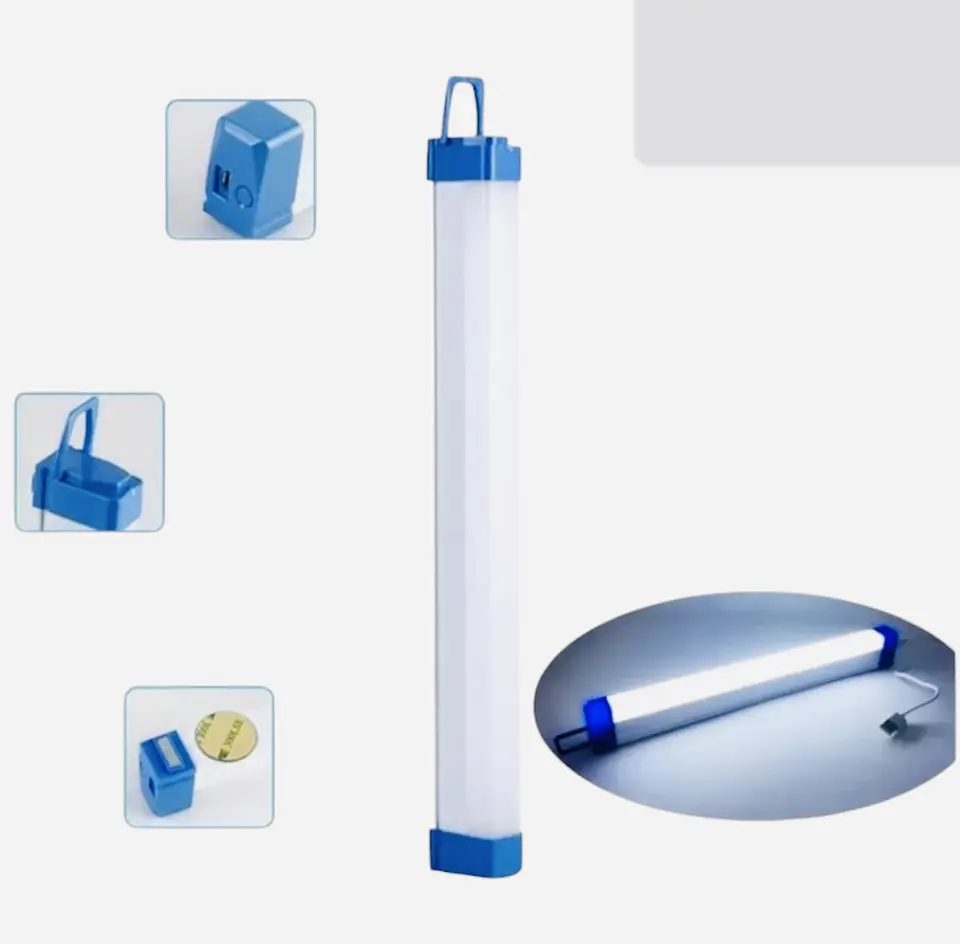 LÁMPARA LED EMERGENCIA RECARGABLE USB IMANTADA MEDIANA 40W 32CM- POR MAYOR 1