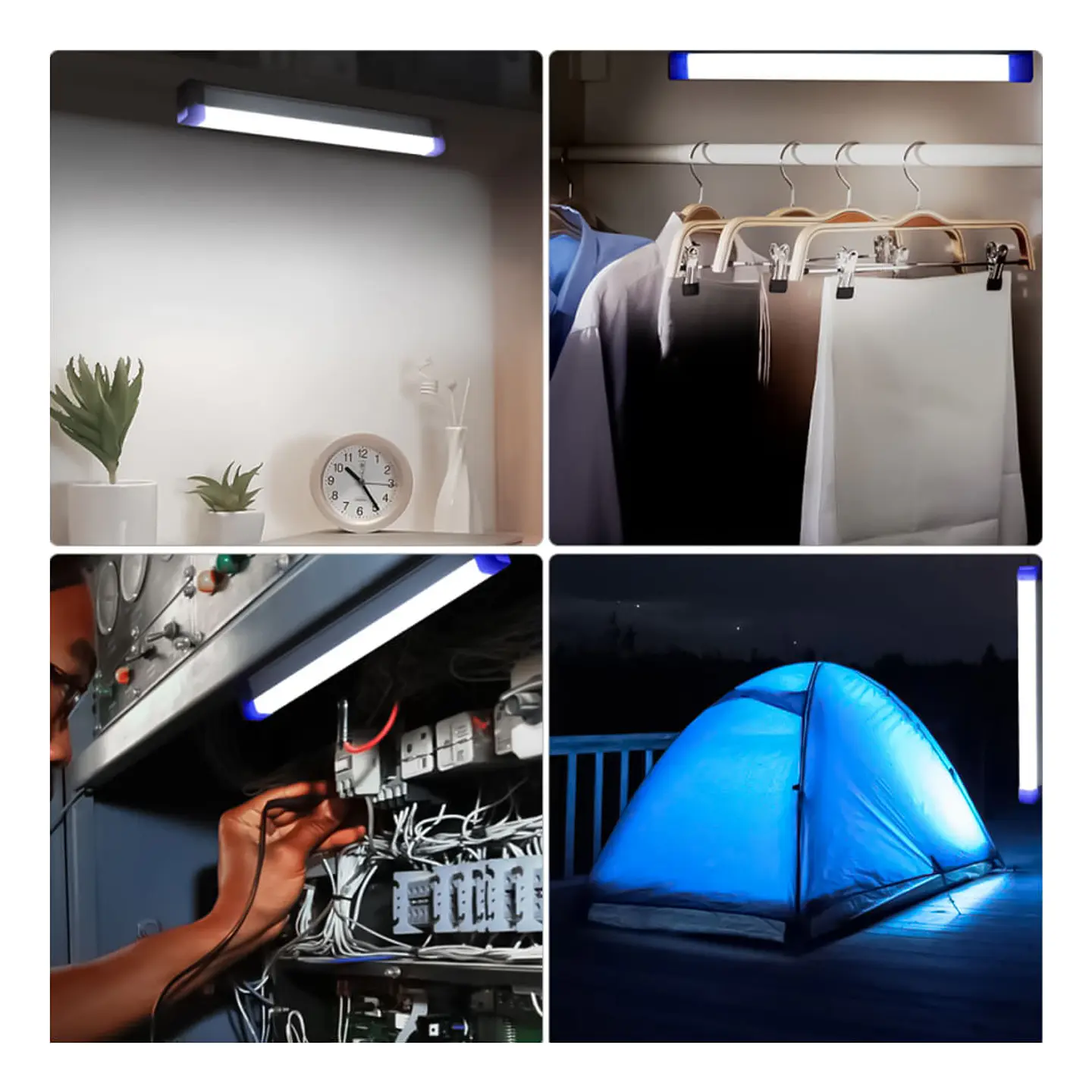 LÁMPARA LED EMERGENCIA RECARGABLE USB IMANTADA EXTRA GRANDE 80W 72CM- POR MAYOR 3