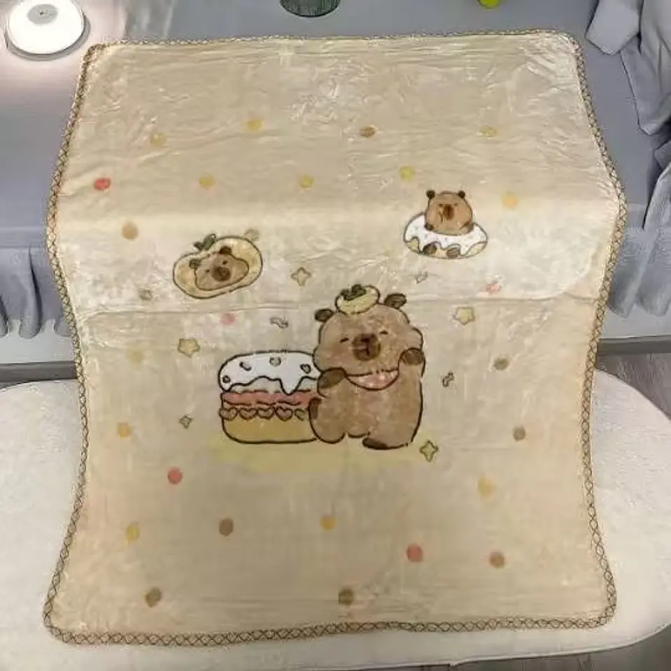 MANTA CAPYBARA PLUSH NIÑO 100x1300CM CON BOLSA- POR MAYOR 9