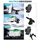 SOPORTE UNIVERSAL DE TELÉFONO PARA AUTO MARCA HOLDER- POR MAYOR - Miniatura 2