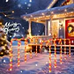 SET ADORNO BASTON CARAMELO SOLAR LED PQT 5 UNDS 64CM- POR MAYOR - Miniatura 10