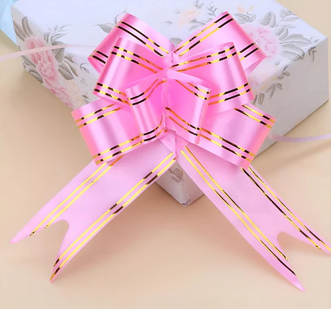 CINTA DE REGALO MÁGICA MOÑO 2.7x47CMS PQT 10 UNDS POR COLOR- POR MAYOR