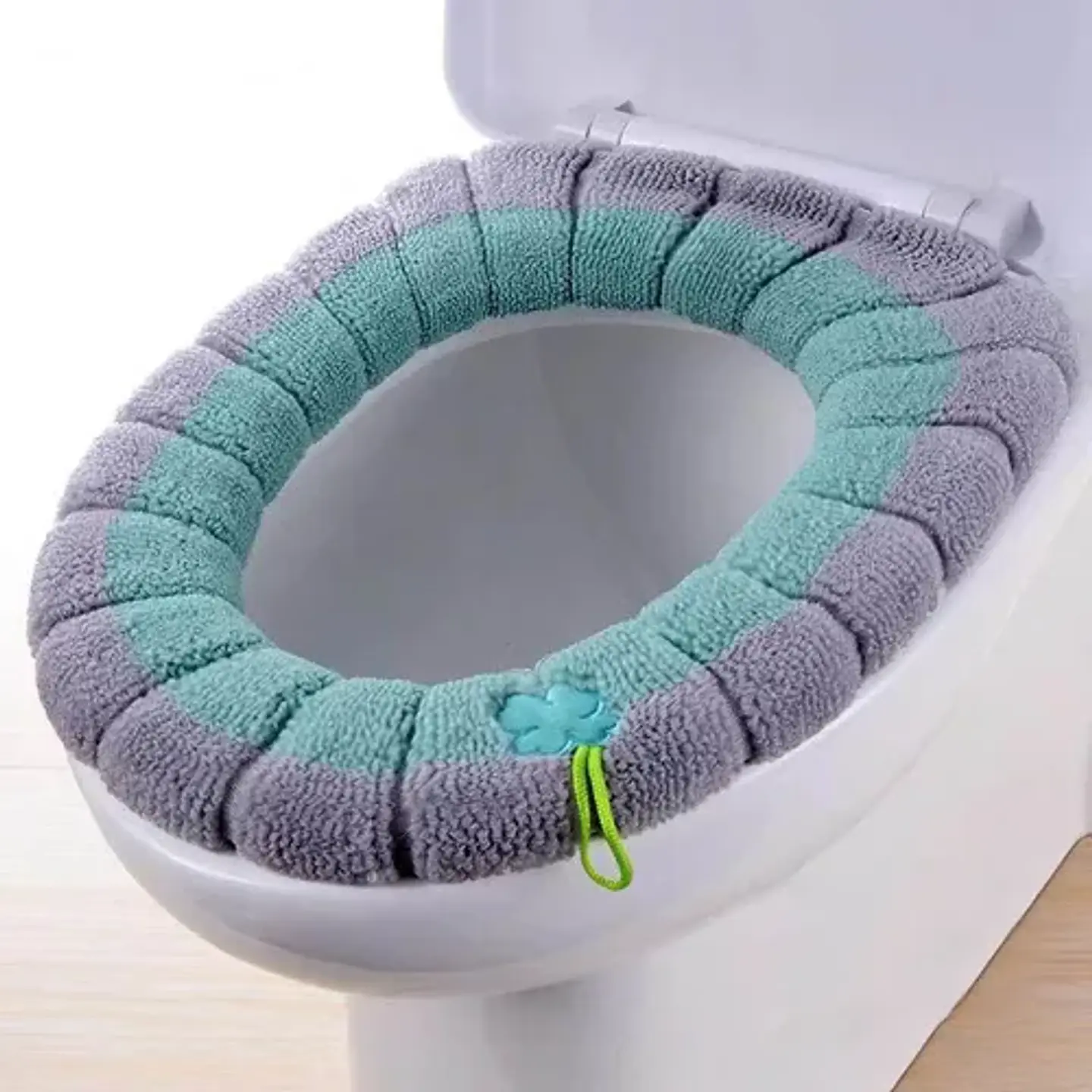 FUNDA DE ASIENTO DE INODORO SUAVE Y CÁLIDA AJUSTABLE- POR MAYOR 4