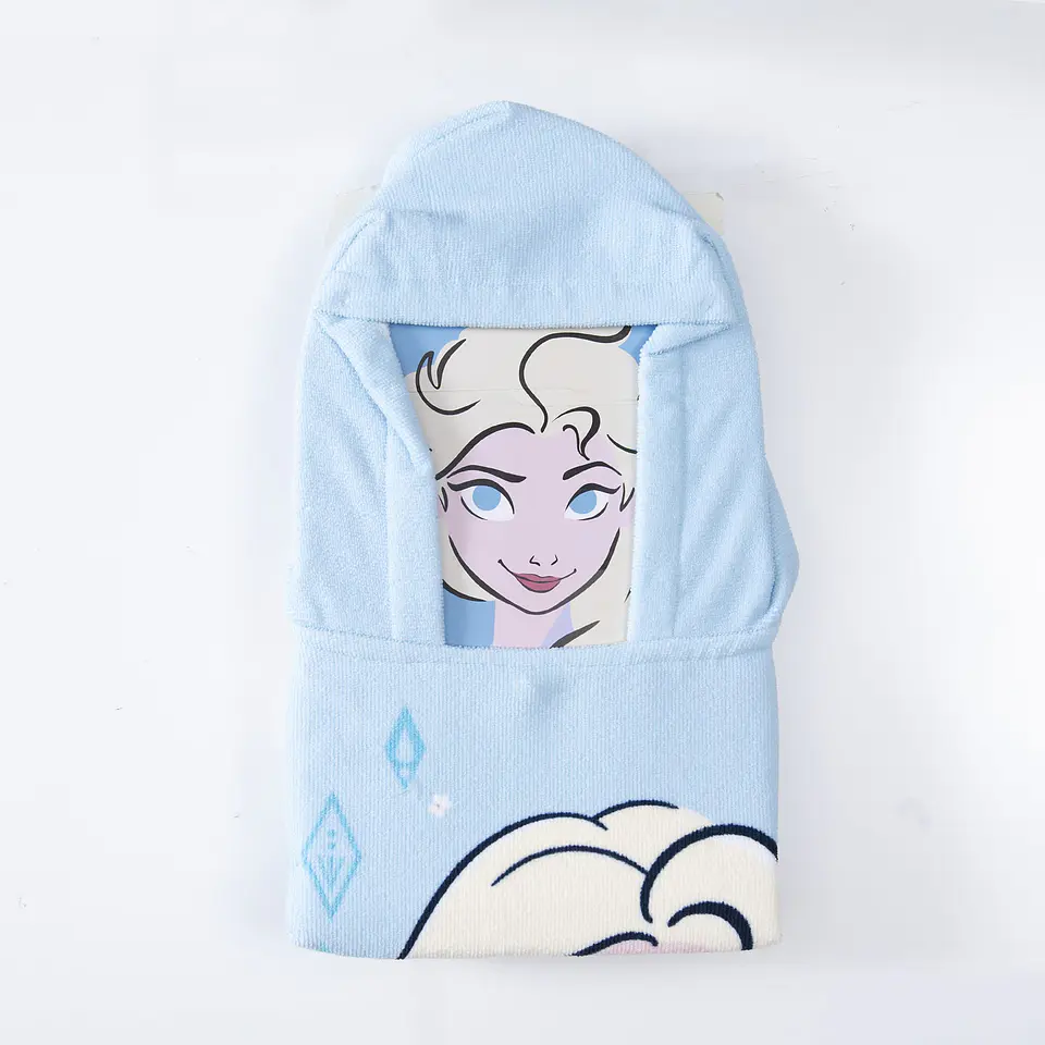 TOALLA CAPUCHA FROZEN ORIGINAL DISNEY 60x120CM EXCELENTE CALIDAD MICROFIBRA 70/30- POR MAYOR 3