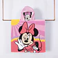 TOALLA CAPUCHA MINNIE MOUSE ORIGINAL DISNEY 60x120CM EXCELENTE CALIDAD MICROFIBRA 70/30- POR MAYOR - Miniatura 1