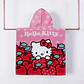 TOALLA CAPUCHA HELLO KITTY SANRIO ORIGINAL DIS 60x120CM EXCELENTE CALIDAD MICROFIBRA 70/30- POR MAYOR - Miniatura 2
