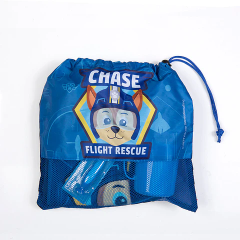 SET TOALLA ALGODON, CEPILLO, TAZA Y BOLSO PAW PATROL CHASE DISNEY ORIGINAL- POR MAYOR