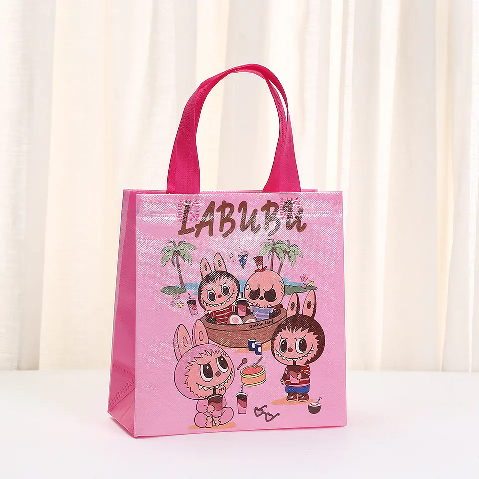 BOLSITO REUTILIZABLE LABUBU 30x22CM- POR MAYOR 5