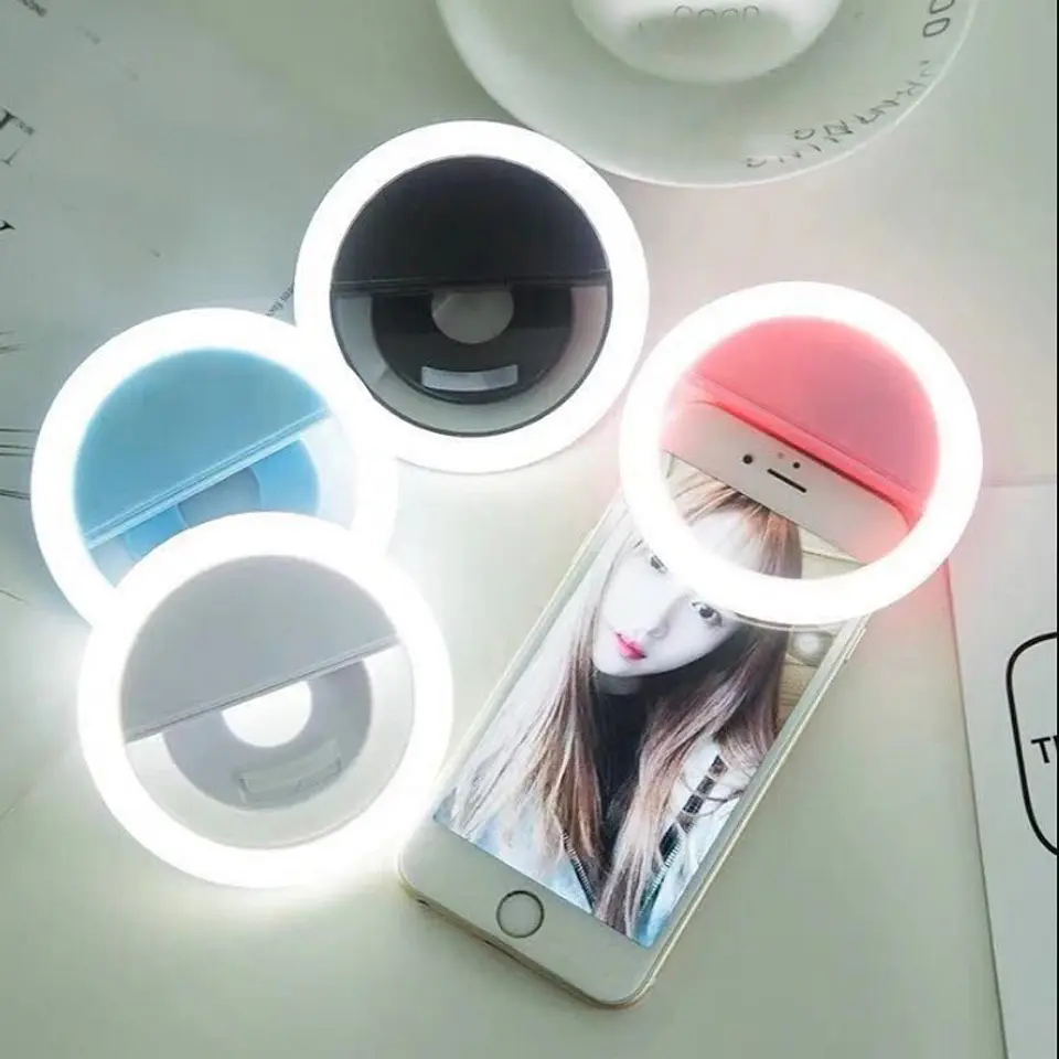MINI ARO DE LUZ PARA TELÉFONO CARGA USB- POR MAYOR 6