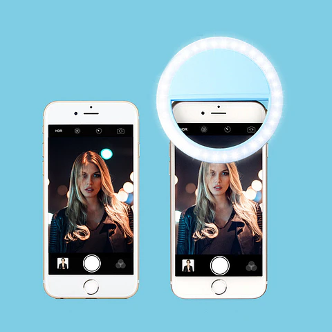 MINI ARO DE LUZ PARA TELÉFONO CARGA USB- POR MAYOR