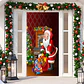 FUNDA PARA PUERTA NAVIDAD CLÁSICO 90x210CM SIRVE COMO FUNDA PARA MESA - POR MAYOR - Miniatura 3