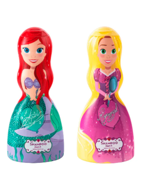 SHAMPOO 2EN1 DE 250ML PRINCESAS- POR MAYOR