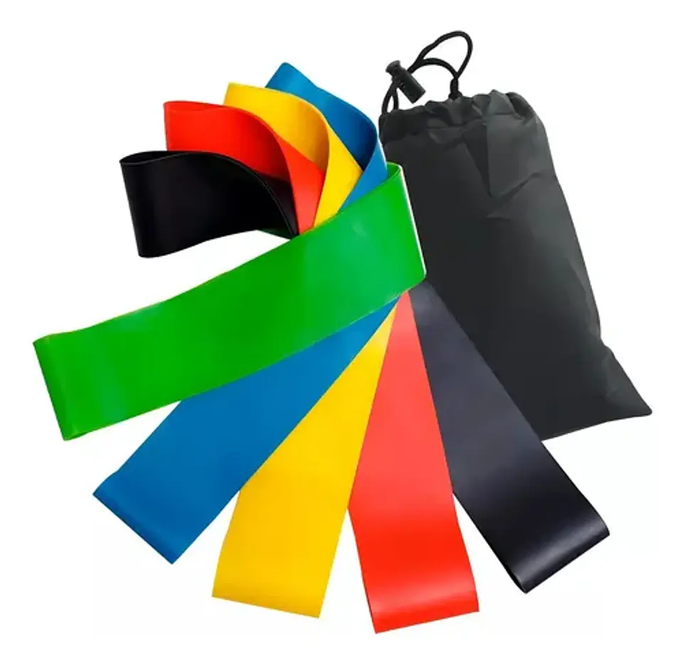 BANDAS ELÁSTICAS DE RESISTENCIA PARA EJERCITARSE - POR MAYOR 2