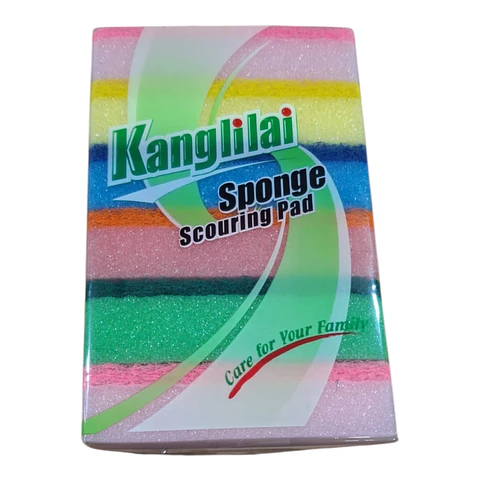 ESPONJA DE LIMPIEZA DE COLORES PAQUETE 6PZS- POR MAYOR