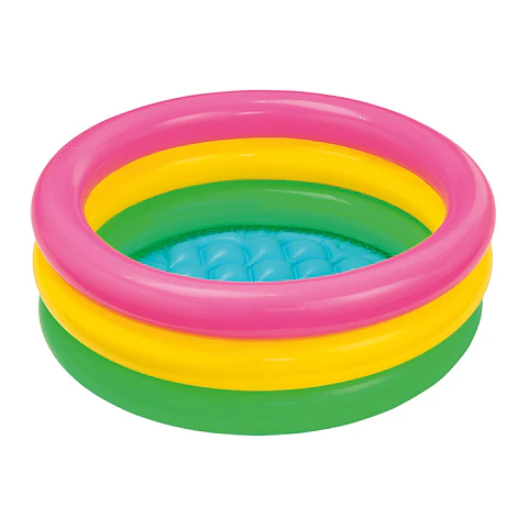 PISCINA INFLABLE BEBÉ REDONDA 61CM- POR MAYOR
