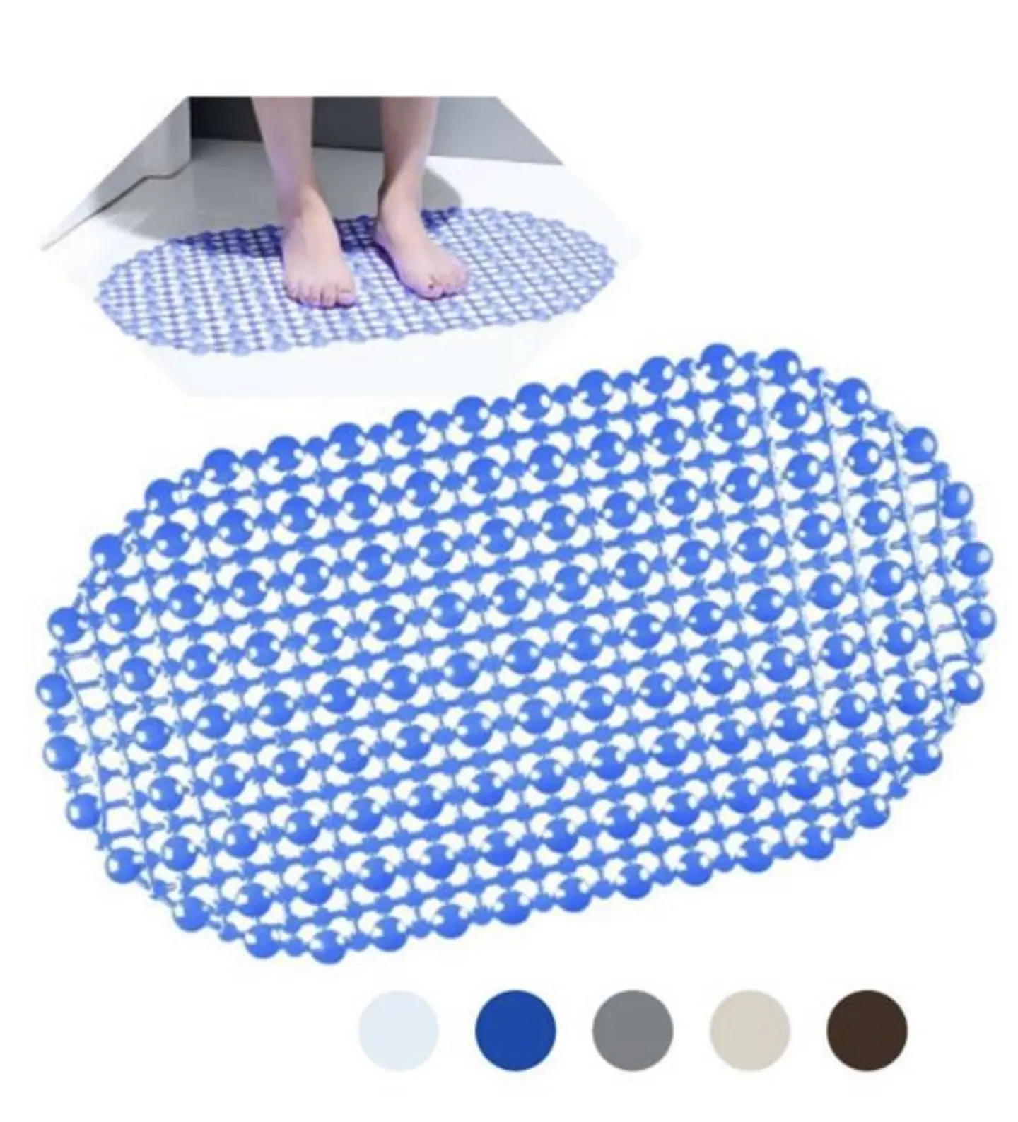 ALFOMBRA DE GOMA ANTIDESLIZANTE PARA DUCHA- POR MAYOR 1