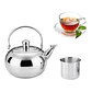 TETERA 600ML ACERO INOXIDABLE CON FILTRO TÉ INFUSIONES AGUA- POR MAYOR - Miniatura 1