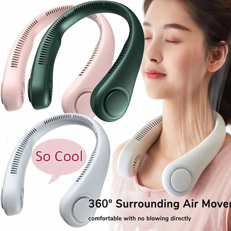 VENTILADOR PORTÁTIL PARA EL CUELLO USB- POR MAYOR 4