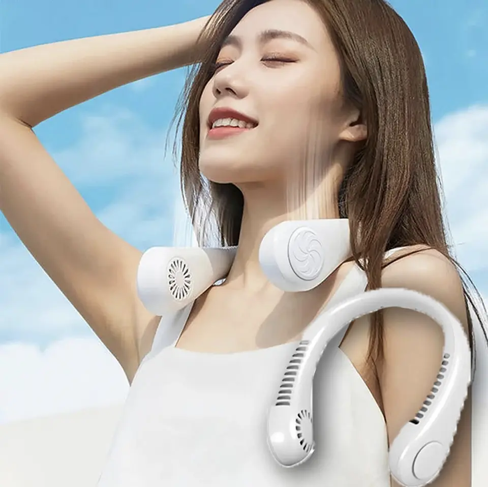 VENTILADOR PORTÁTIL PARA EL CUELLO USB- POR MAYOR 1