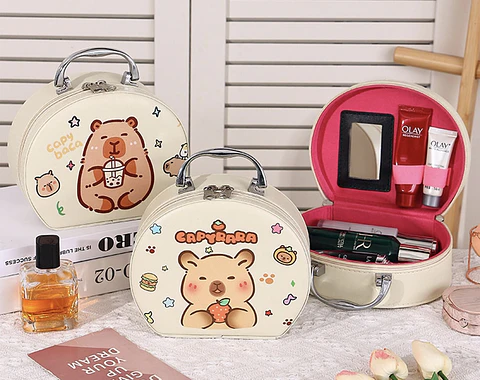 MALETA ORGANIZADOR JOYERO PORTATIL CAPYBARA 20x20x8CM- POR MAYOR