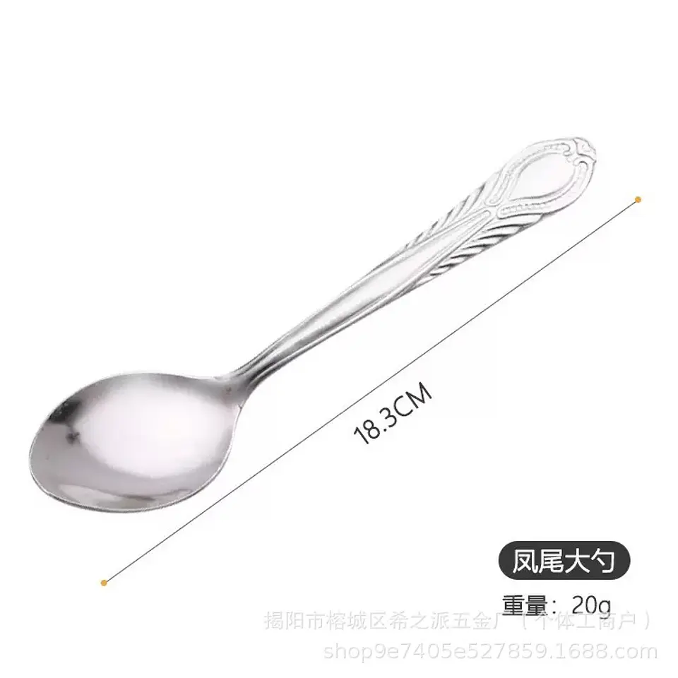 DOCENA DE CUCHARAS DE ACERO INOXIDABLE - POR MAYOR 9