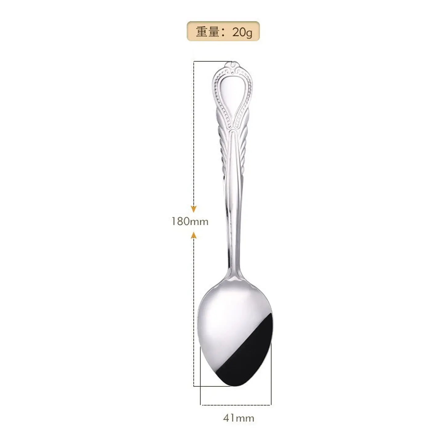 DOCENA DE CUCHARAS DE ACERO INOXIDABLE - POR MAYOR 10