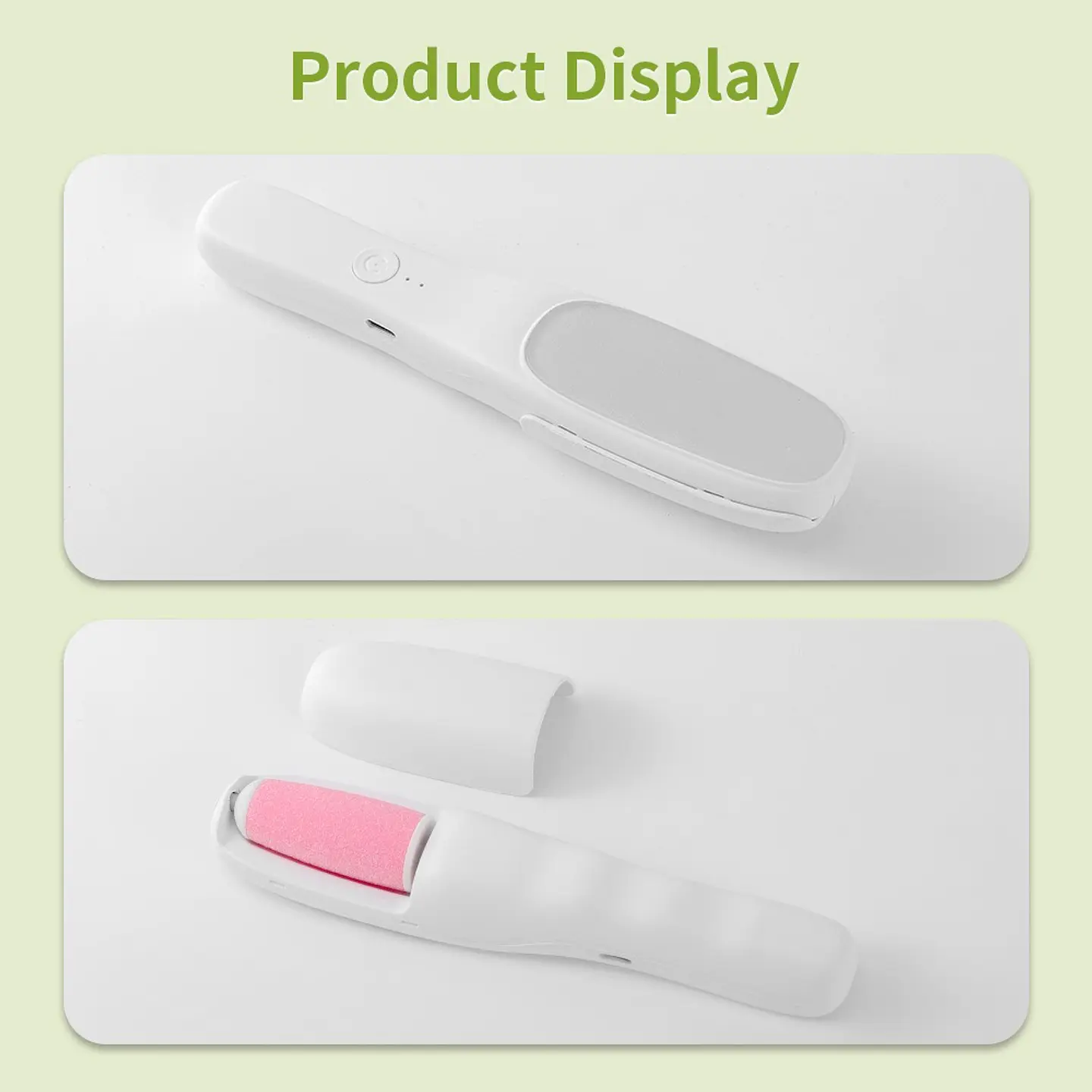 REMOVEDOR SACA DE CALLOS Y EXFOLIADOR PIES Y MANOS USB RECARGABLE- POR MAYOR 11