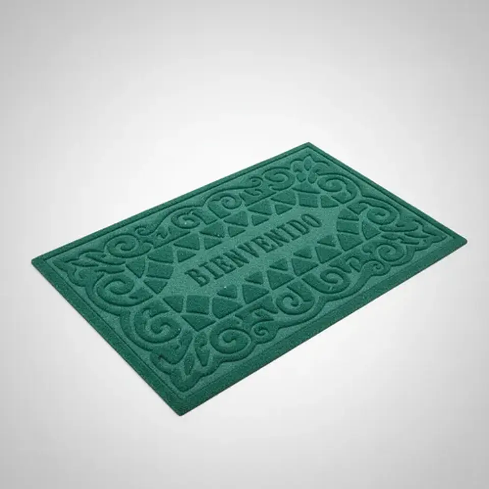 LIMPIA PIE ALFOMBRA BIENVENIDA FELPA ENGOMADO 40x60CM- POR MAYOR 3