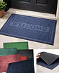 LIMPIA PIE ALFOMBRA BIENVENIDA FELPA ENGOMADO 40x60CM- POR MAYOR - Miniatura 1