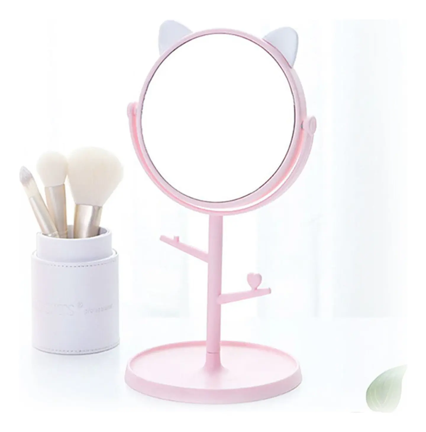 ESPEJITO GATITO MÓVIL CON JOYERO ORGANIZADOR 20x12.5CM- POR MAYOR 6