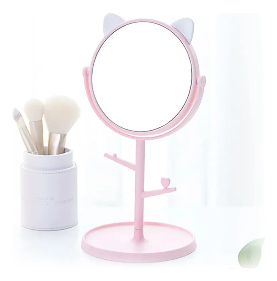 ESPEJITO GATITO MÓVIL CON JOYERO ORGANIZADOR 20x12.5CM- POR MAYOR 6