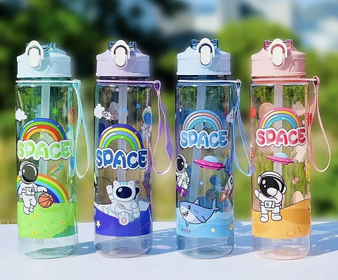 BOTELLA DE AGUA DISEÑO ASTRONAUTA 1100ML- POR MAYOR