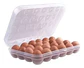 ORGANIZADOR TRANSPARENTE CON TAPA PARA 24 HUEVOS- POR MAYOR - Miniatura 3