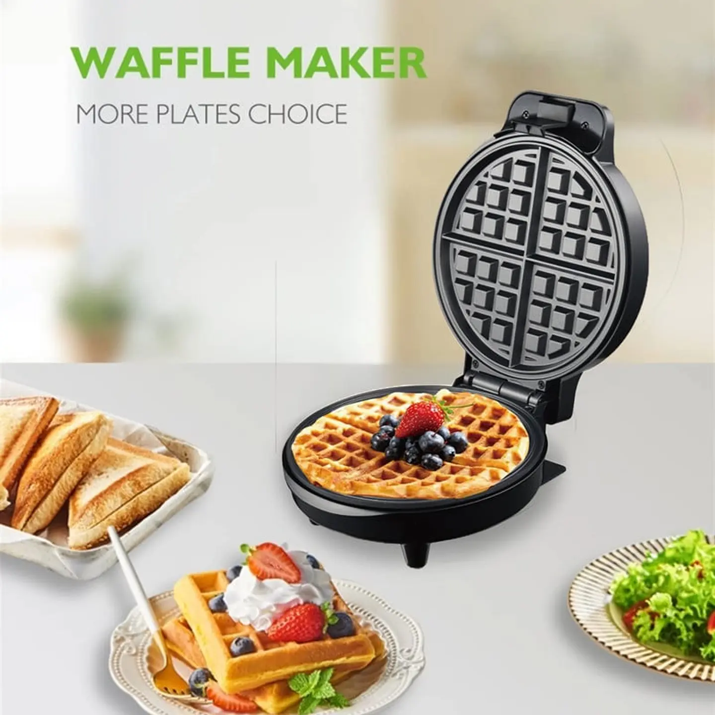 WAFLERA ELECTRICA ACKILISS 1000W- POR MAYOR 3