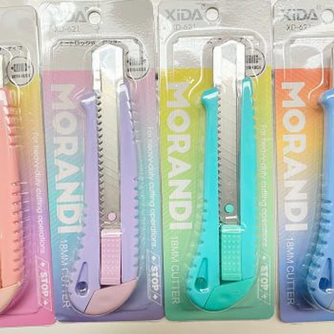 CORTA CARTON CALIDAD COLORES PASTEL 18CM- POR MAYOR