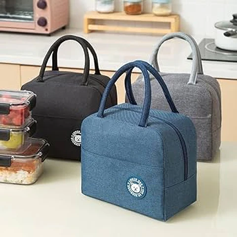 BOLSO LONCHERA TÉRMICA COLOR LISO - POR MAYOR