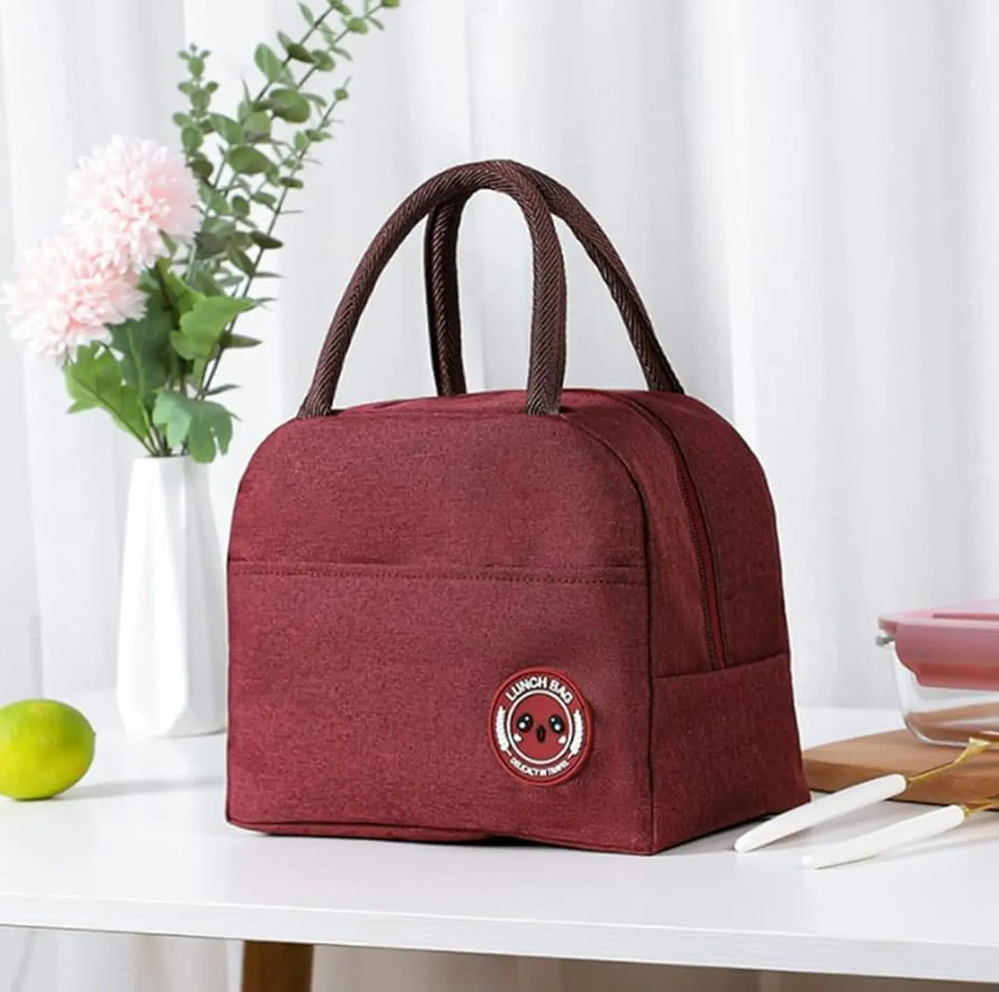 BOLSO LONCHERA TÉRMICA COLOR LISO - POR MAYOR 5