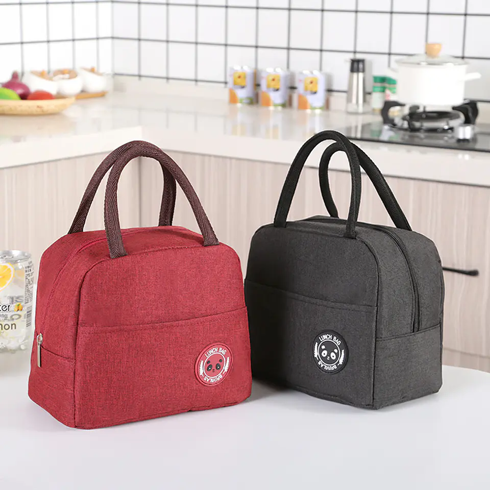 BOLSO LONCHERA TÉRMICA COLOR LISO - POR MAYOR 3