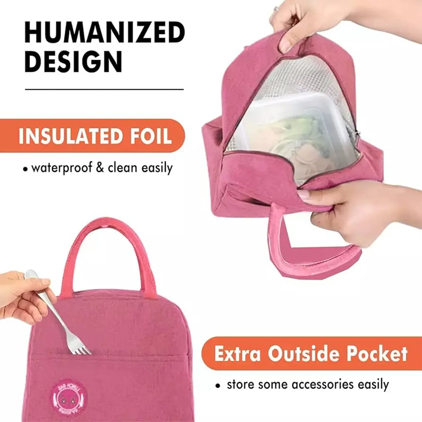 BOLSO LONCHERA TÉRMICA COLOR LISO - POR MAYOR 7
