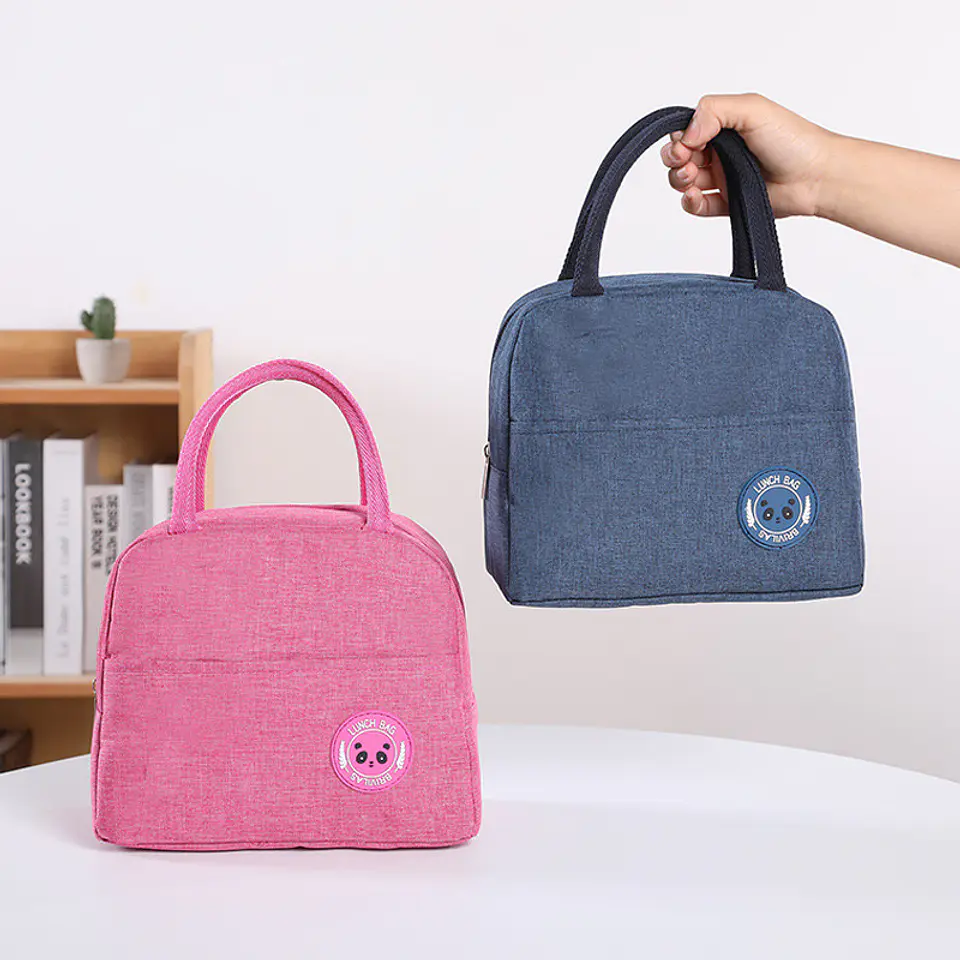 BOLSO LONCHERA TÉRMICA COLOR LISO - POR MAYOR 2