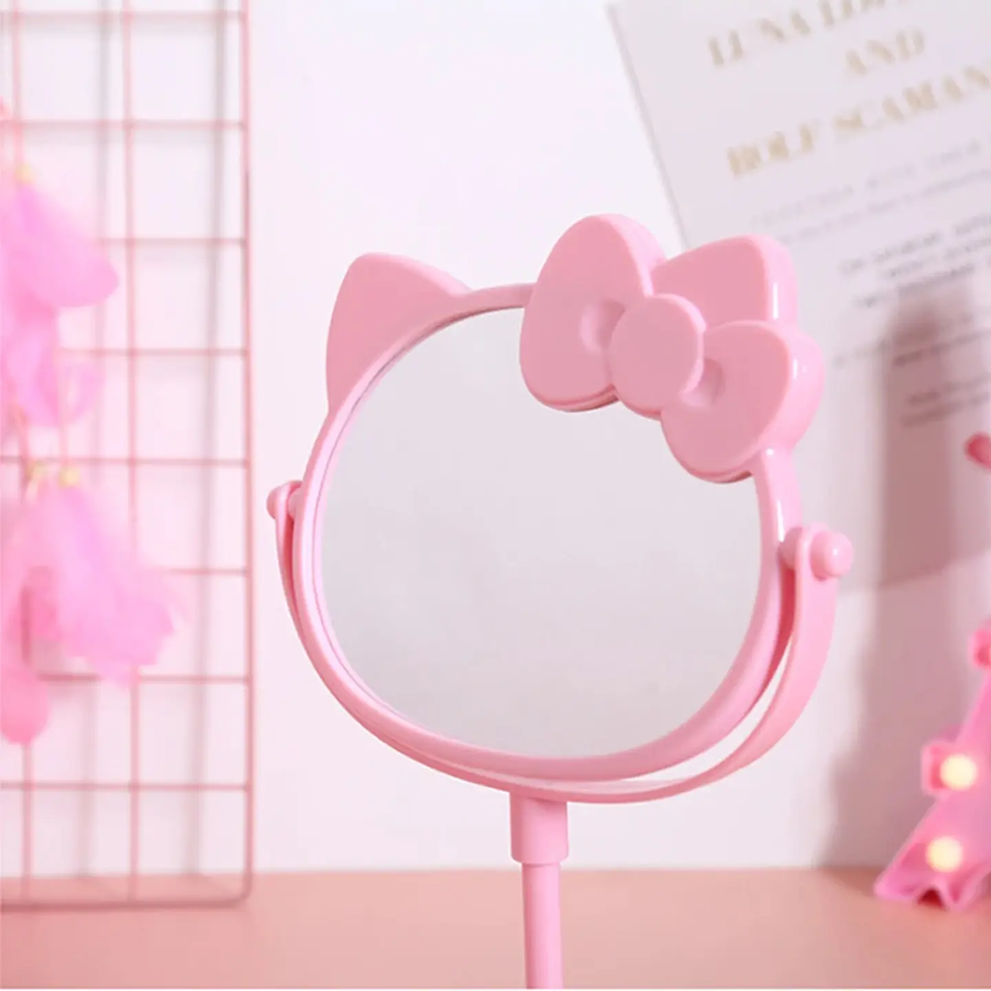 DOBLE ESPEJO PEDESTAL HELLO KITTY - POR MAYOR 5