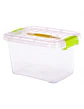 CAJA ORGANIZADORA TRANSPARENTE CON TAPA DE 3 LITROS 25x18x13CM- POR MAYOR - Miniatura 2