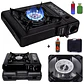 COCINILLA PORTÁTIL A GAS DUAL CAMPING CON MALETA - COPIA - Miniatura 2