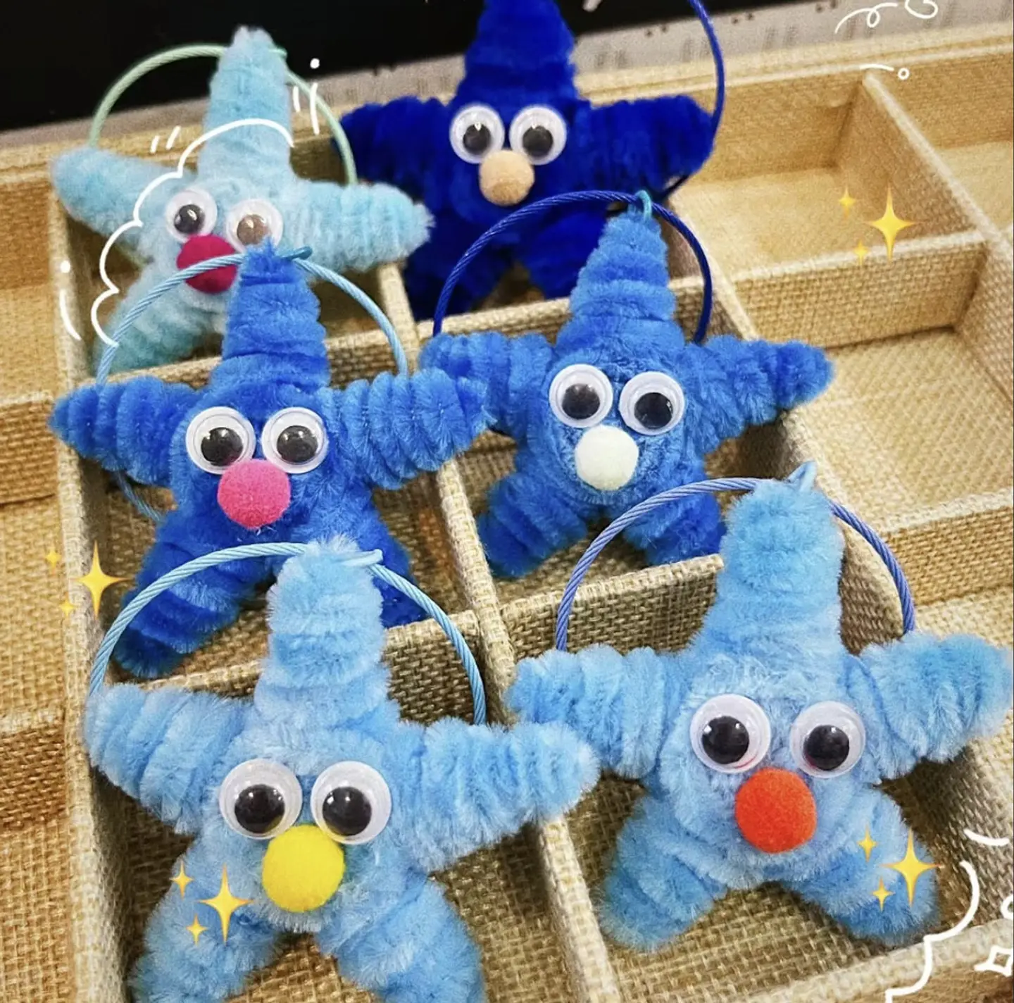 LIMPIA PIPAS DE 30CM PAQUETE DE 50 UNIDADES + OJITOS Y POMPONCITOS- POR MAYOR 7