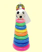 TORRE DE AROS PARA BEBES DE COLORES - POR MAYOR - Miniatura 1